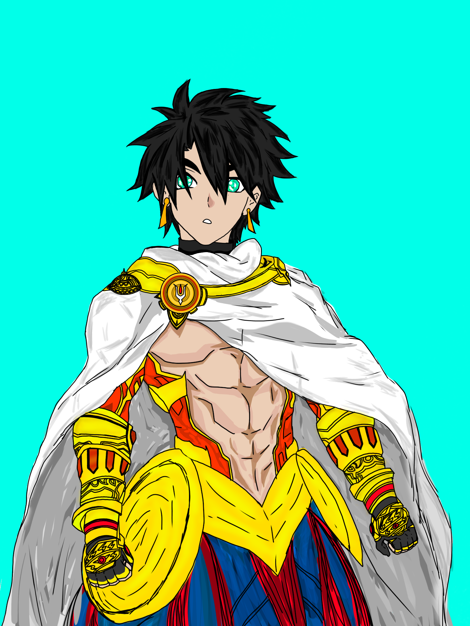 The Golden Cape Hero